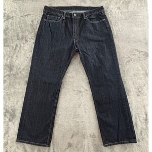 Levi's 559 Relaxed Fit Straight Leg Jeans Mens 40x32 Dark Wash No Stretch